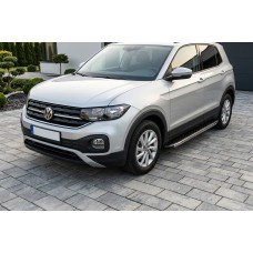 Бокові пороги BlackLine (2 шт., Алюміній) для Volkswagen T-Cross 2019- рр