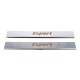 Накладки на пороги (Carmos, 2 шт, нерж) для Peugeot Expert 2007-2016 рр