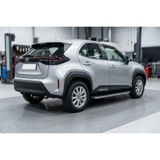 Бокові пороги BlackLine (2 шт., Алюміній) для Toyota Yaris/Yaris Cross (XP210) 2020- рр