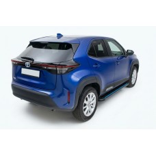 Бокові пороги Maya Blue (2 шт., Алюміній) для Toyota Yaris/Yaris Cross (XP210) 2020- рр