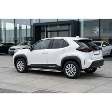 Бокові пороги Maydos V2 (2 шт., Алюміній) для Toyota Yaris/Yaris Cross (XP210) 2020- рр