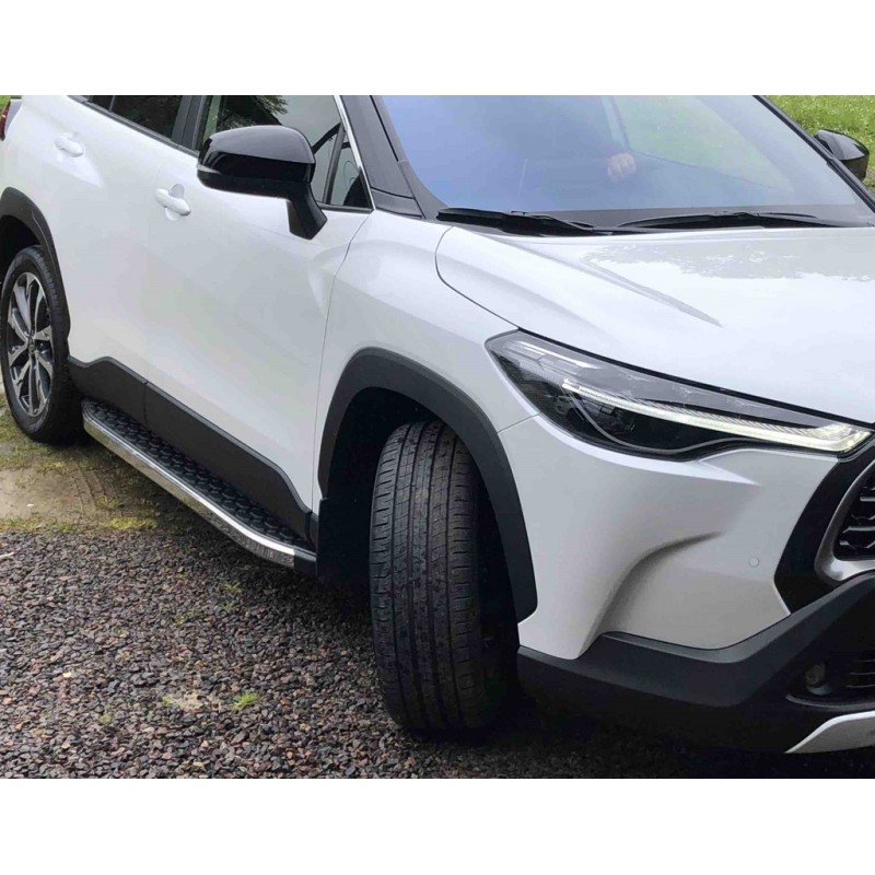 Бокові пороги BlackLine (2 шт., Алюміній) для Toyota Corolla Cross