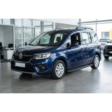 Боковые Подножки Allmond Black (2 шт., Алюминий) Renault Express с 2021 года для Renault Kangoo/Express 2021- гг