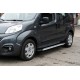 Боковые Подножки Shining V1 (2 шт., Алюминий) для Citroen Nemo 2007-2017 гг