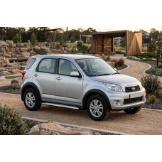 Бокові пороги Shining V1 (2 шт., Алюміній) для Daihatsu Terios 2006-2017 рр