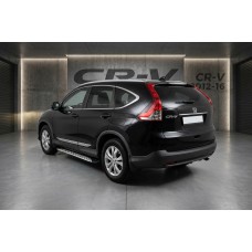 Боковые Подножки Shining V1 (2 шт., Алюминий) для Honda CRV 2012-2016 гг
