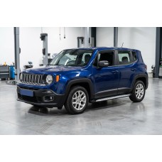 Боковые Подножки Shining V1 (2 шт., Алюминий) для Jeep Renegade 2014- гг