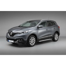 Бокові пороги Shining V1 (2 шт., Алюміній) для Renault Kadjar 2015-2022 рр