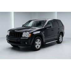 Боковые Подножки Shining V1 (2 шт., Алюминий) для Jeep Grand Cherokee WK 2004-2010 гг