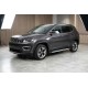 Боковые Подножки Shining V1 (2 шт., Алюминий) для Jeep Compass 2016- гг