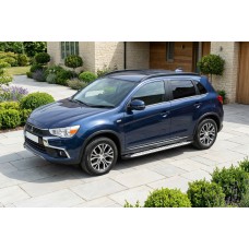 Боковые Подножки Shining V1 (2 шт., Алюминий) для Mitsubishi ASX 2010-2023 гг