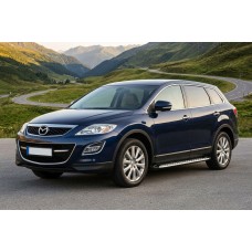 Бокові пороги Shining V1 (2 шт., Алюміній) для Mazda CX-9 2007-2016 рр