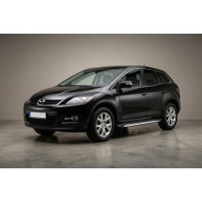 Бокові пороги Shining V1 (2 шт., Алюміній) для Mazda CX-7 2006-2012 рр