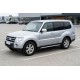 Боковые Подножки Shining V1 (2 шт., Алюминий) для Mitsubishi Pajero Wagon IV 2006-2021 гг