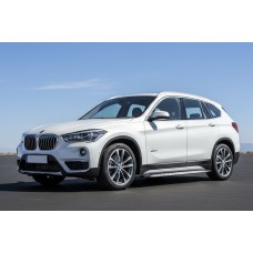 Бокові пороги Shining V1 (2 шт., Алюміній) для BMW X1 F48 2015-2022 рр