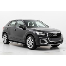 Боковые Подножки Shining V1 (2 шт., Алюминий) для Ауди Q2 2016- гг