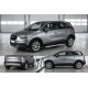 Боковые Подножки Shining V1 (2 шт., Алюминий) для Opel Crossland X 2017-2024 гг