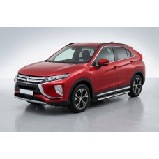 Боковые Подножки Shining V1 (2 шт., Алюминий) для Mitsubishi Eclipse Cross 2017- гг