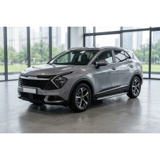 Бокові пороги Shining V1 (2 шт., Алюміній) для Kia Sportage 2021- рр