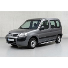 Боковые Подножки Shining V1 (2 шт., Алюминий) для Citroen Berlingo 1996-2008 гг
