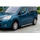Боковые Подножки Shining V1 (2 шт., Алюминий) для Peugeot Partner Tepee 2008-2018 гг