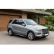 Боковые Подножки Shining V1 (2 шт., Алюминий) для Mercedes GLE/ML class W166 2011-2018 гг