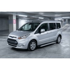 Бокові пороги Shining V1 (2 шт., Алюміній) для Ford Connect 2014-2021 рр