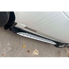 Боковые Подножки Shining V1 (2 шт., Алюминий) для Range Rover IV L405 2013-2021 гг