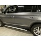Бокові пороги Shining V1 (2 шт., Алюміній) для Skoda Kodiaq 2016-2023 рр