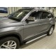 Бокові пороги Shining V1 (2 шт., Алюміній) для Skoda Kodiaq 2016-2023 рр