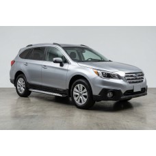 Боковые Подножки Shining V1 (2 шт., Алюминий) для Subaru Outback 2014-2019 гг