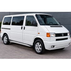 Бокові пороги Shining V1 (2 шт., Алюміній) коротка база для Volkswagen T4 Transporter 1990-2003 рр