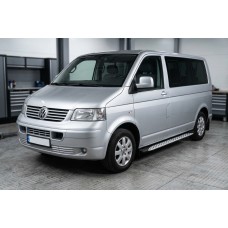 Боковые Подножки Shining V1 (2 шт., Алюминий) Короткая База для Volkswagen T5 Transporter 2003-2010 гг