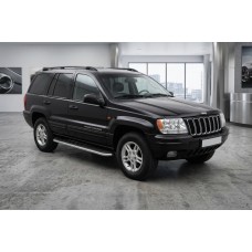 Бокові пороги Maydos V1 (2 шт., Алюміній) для Jeep Grand Cherokee WJ 1999-2004 рр
