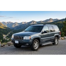 Бокові пороги Rainbow (2 шт., Алюміній) для Jeep Grand Cherokee WJ 1999-2004 рр