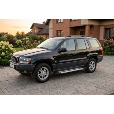 Бокові пороги Vision New Grey (2 шт., Алюміній) для Jeep Grand Cherokee WJ 1999-2004 рр