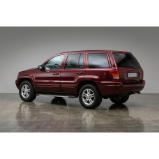 Бокові пороги Bosphore Grey (2 шт., Алюміній) для Jeep Grand Cherokee WJ 1999-2004 рр