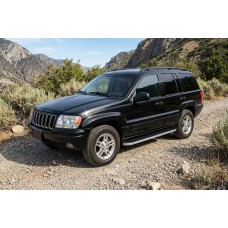 Бокові пороги Tayga Grey (2 шт., Алюміній) для Jeep Grand Cherokee WJ 1999-2004 рр