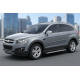 Боковые Подножки Shining V1 (2 шт., Алюминий) 2016-2019 для Chevrolet Captiva