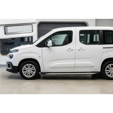 Боковые Подножки Shining V1 (2 шт., Алюминий) Длинная База для Citroen Berlingo/Multispace 2018- гг