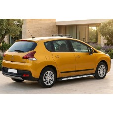 Бокові пороги Shining V1 (2 шт., алюміній) 2008-2014 для Peugeot -2016 рр