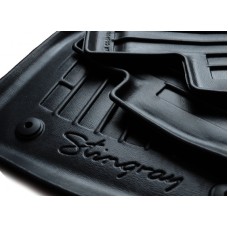 Килимки Stingray 3D (5 шт, поліуретан) для Ford Custom 2013-2022 рр