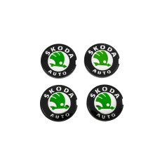 Ковпачки на диски 56/51мм sk5651 (4 шт) для Skoda