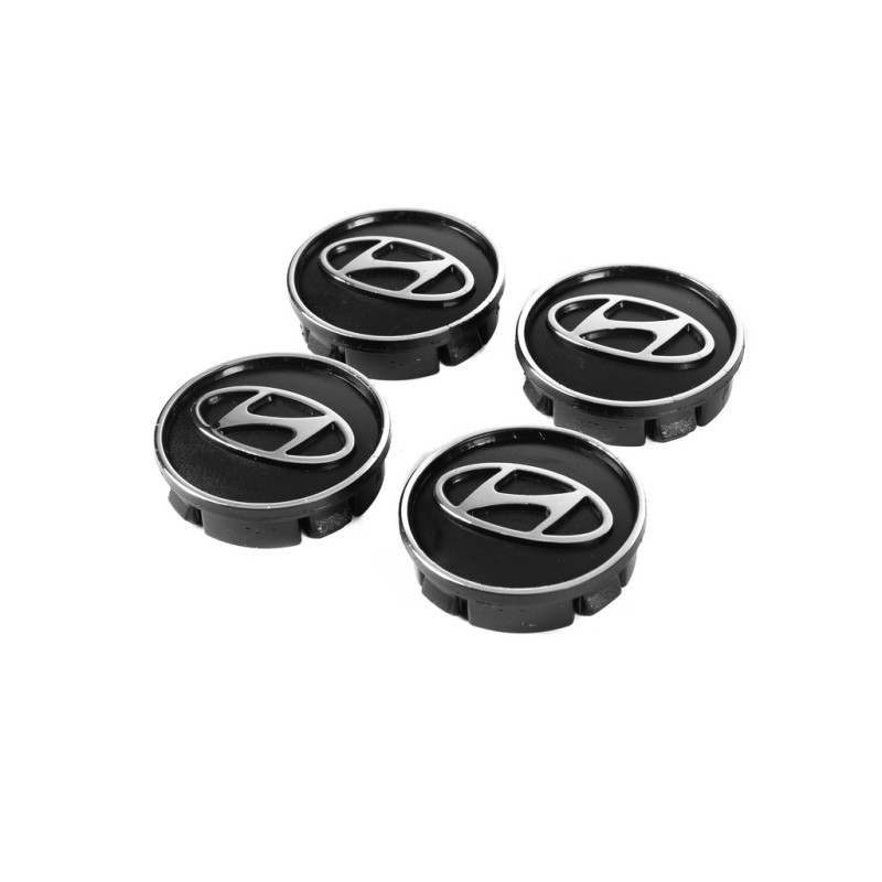 Ковпачки диски чорні hyun60tur-bl (59мм на 55мм, 4 шт) для Тюнінг Hyundai