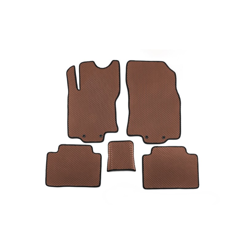 Килимки EVA (Коричневий) для Nissan X-trail T32 / Rogue 2014-2021 рр
