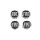 Ковпачки на диски 59/55 мм чорні (4 шт) для Тюнінг Fiat