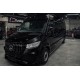 Передній бампер з решіткою ABS (під фарбування) для Mercedes Sprinter W907/W910 2018- рр