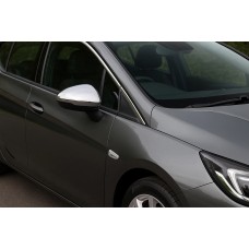 Накладка на дзеркала (2 шт, нерж.) для Opel Astra K 2016-2021 рр