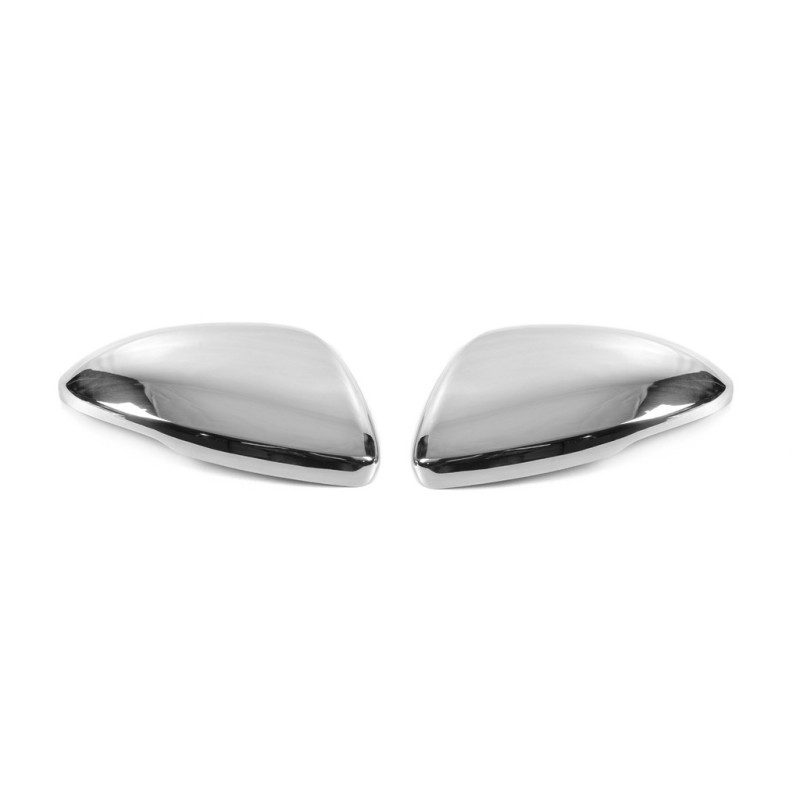 Накладка на дзеркала (2 шт, нерж.) для Opel Astra K 2016-2021 рр