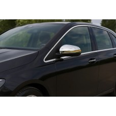 Накладки на дзеркала (2 шт, нерж.) для Mercedes B-class W247 2019- рр
